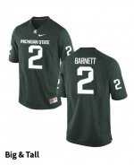 Men's Julian Barnett Michigan State Spartans #2 Nike NCAA Green Big & Tall Authentic College Stitched Football Jersey YH50O15LD